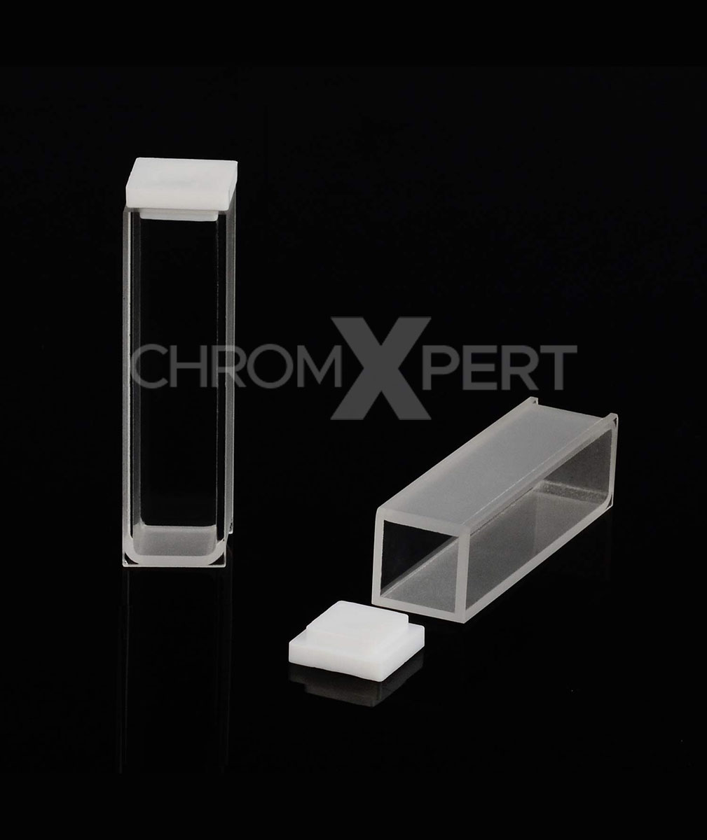 ChromXpert Kuvars Spektrofotometre Küveti - Makro 3,5 mL 2